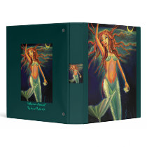 Atlantean Mermaid - Mermaid Art Binder by SusanRodio Atlantean Mermaid - Mermaid Art Binder