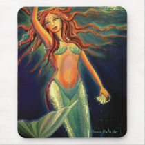 Atlantean Mermaid - Mouse Mat mousepads