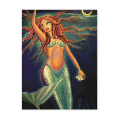 Atlantean Mermaid - Postcard by SusanRodio