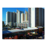 Atlantic Avenue From Ocean Walk North Tropical Art Poster