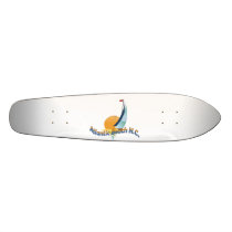 Atlantic Beach. Custom Skate Board