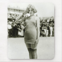 Atlantic City Beauty, early 1900s Mousepad