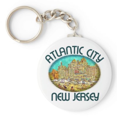 Atlantic City, New Jersey Key Chains by 2302souvenirlane