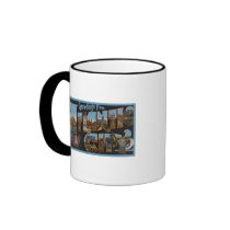 Atlantic City, New Jersey - Large Letter Scenes 2 Coffee Mugs