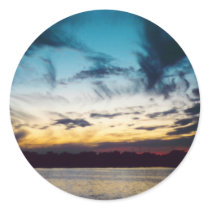 Atlantic City New Jersey Sunset stickers