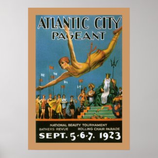 Atlantic City Pageant Poster print