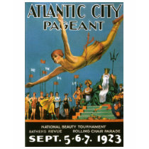 Atlantic City Pageant Vintage Poster t-shirts by RetroCommunications Atlantic City Pageant Vintage Poster t-shirts