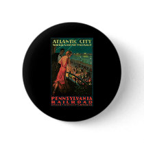 Atlantic City Pennsylvania Railroad Pinback Button
