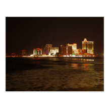 Atlantic City Skyline Postcard