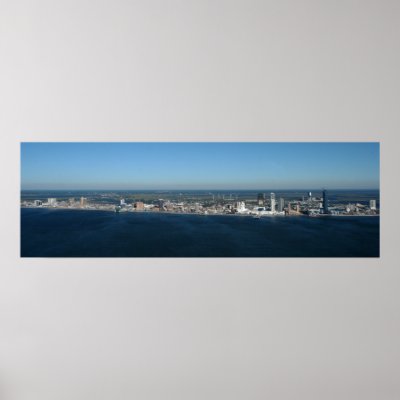 Atlantic City Skyline Print by GeorgeMillerPhotos