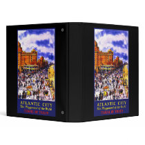 Atlantic City The Playground Of The World Vinyl Binder