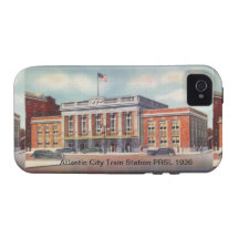 Atlantic City Train Station PRSL 1936 Case-Mate iPhone 4 Case