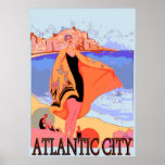 Atlantic City Vintage Poster 2