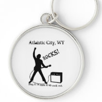 Atlantic City, WY Key Chain