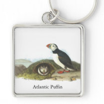 Atlantic Puffin, John Audubon Key Chains