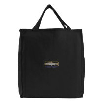 Atlantic Salmon embroidered bags