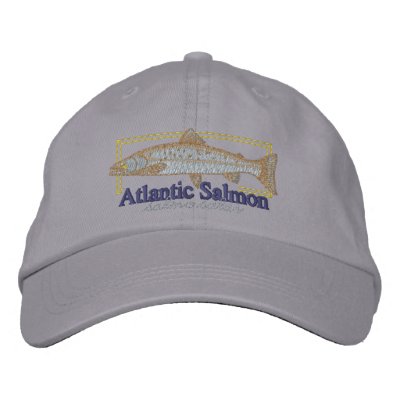 Atlantic Salmon Baseball Cap by ZazzleEmbroidery
