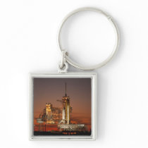 Atlantis awaiting the mission into space key chain