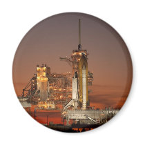 Atlantis awaiting the mission into space magnets