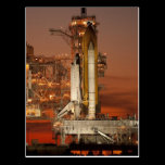 Atlantis awaiting the mission into space postcards