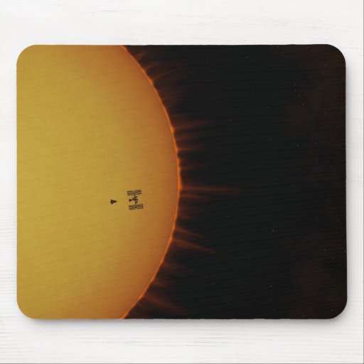 Atlantis Docking To The ISS Mousepad