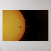 Atlantis Docking To The ISS Print