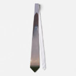 Atlantis in early dawn fog. necktie