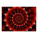 Atlantis seashell (orange) card