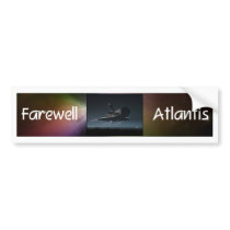 Atlantis Space Shuttle Bumper Stickers