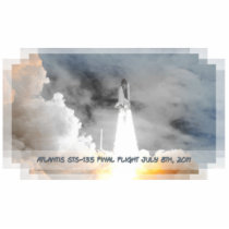 Atlantis Space Shuttle STS-135 Last Flight Photo Cutouts