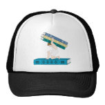 Atlas Holding Stack of Books Hat