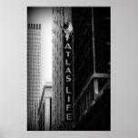 Atlas Life, Tulsa, Oklahoma. Derrick W. Black Print