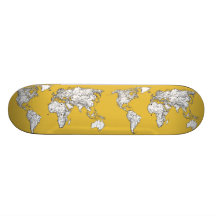 Atlas mustard drawing skate board