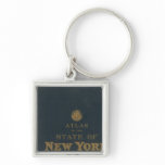 Atlas New York state Key Chains