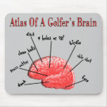 Atlas of a Golfer's Brain Mouse Pads