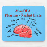 Atlas of a Pharmacy Student Brain Mouse Pad