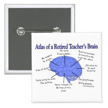Atlas of a Retired Teacher's Brain Pin