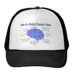 Atlas of a Retired Teacher's Brain Trucker Hat