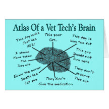 Atlas of a Vet Tech's Brain Card