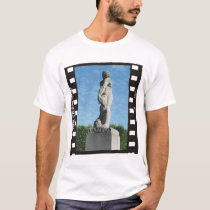 Atlas Statue Film - Front t-shirts by wislander Atlas Statue Film - Front t-shirts