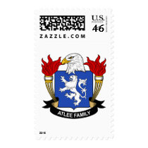 Atlee Family Crest stamps