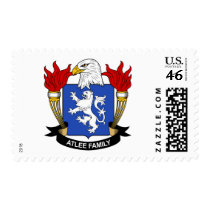 Atlee Family Crest stamps