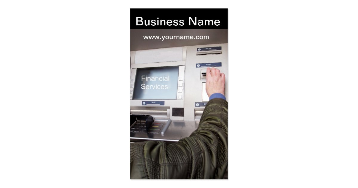 ATM Business Card Zazzle