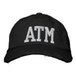 ATM hat embroidered hats