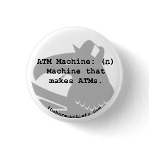 ATM Machine 1.25" Button