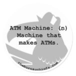 ATM Machine Sticker