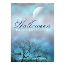 Atmospheric Mood  Halloween Party Invitations