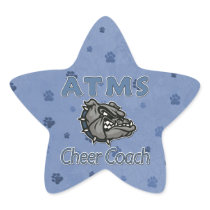 ATMS Cheer COACH Star Stickers