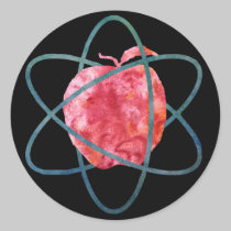 Atom Apple stickers
