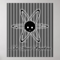 Atom Logo Poster